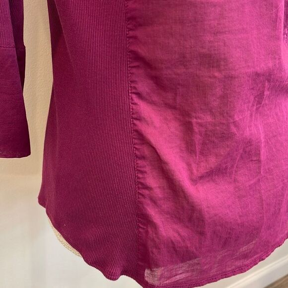 Ann Taylor Fuschia Button Down - Picture 5 of 9